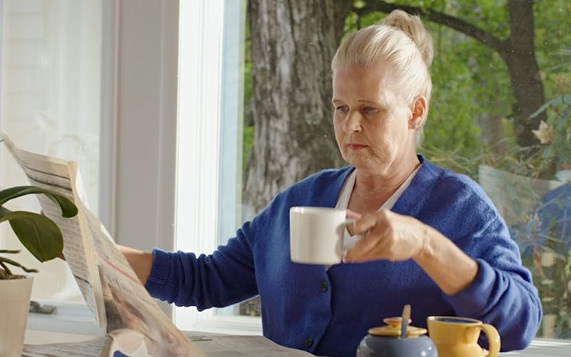 Image of woman reading