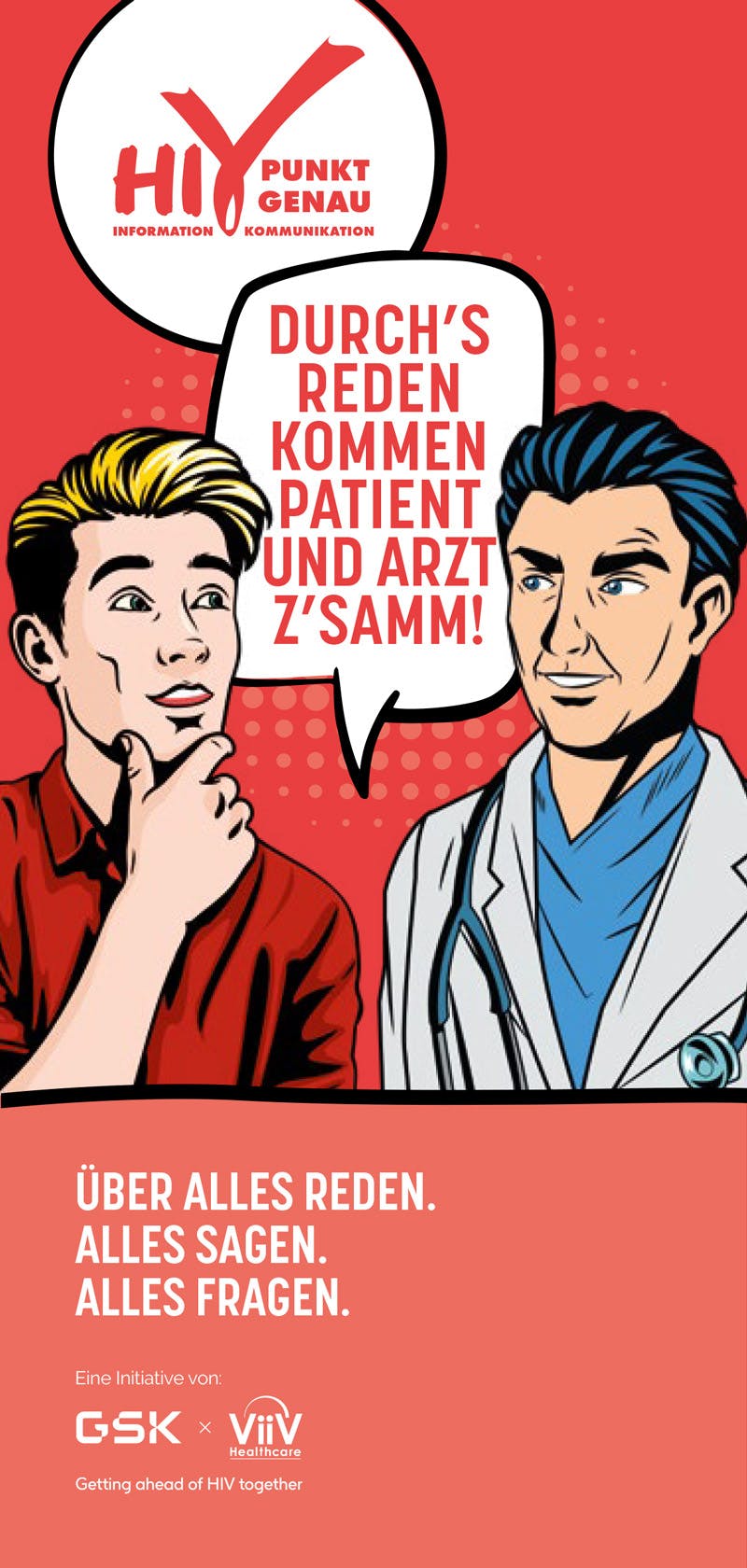 HIV Punkt Genau - Patient leaflet 2022