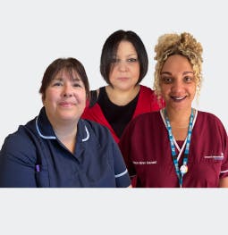 Three UK nurses