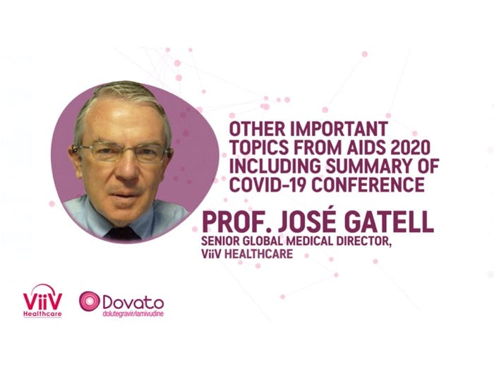 European webinar: Prof. José Gatellon AIDS 2020