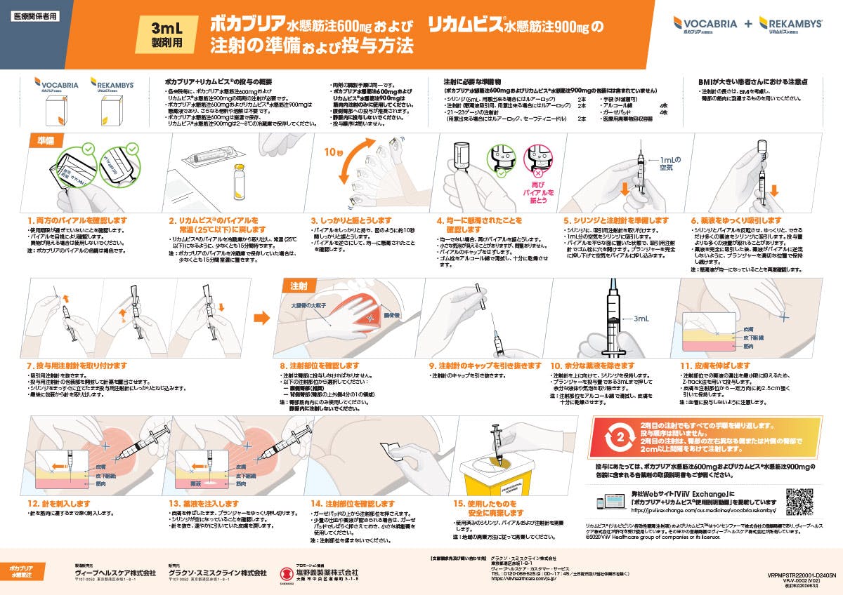 ボカブリア+リカムビス取扱説明書