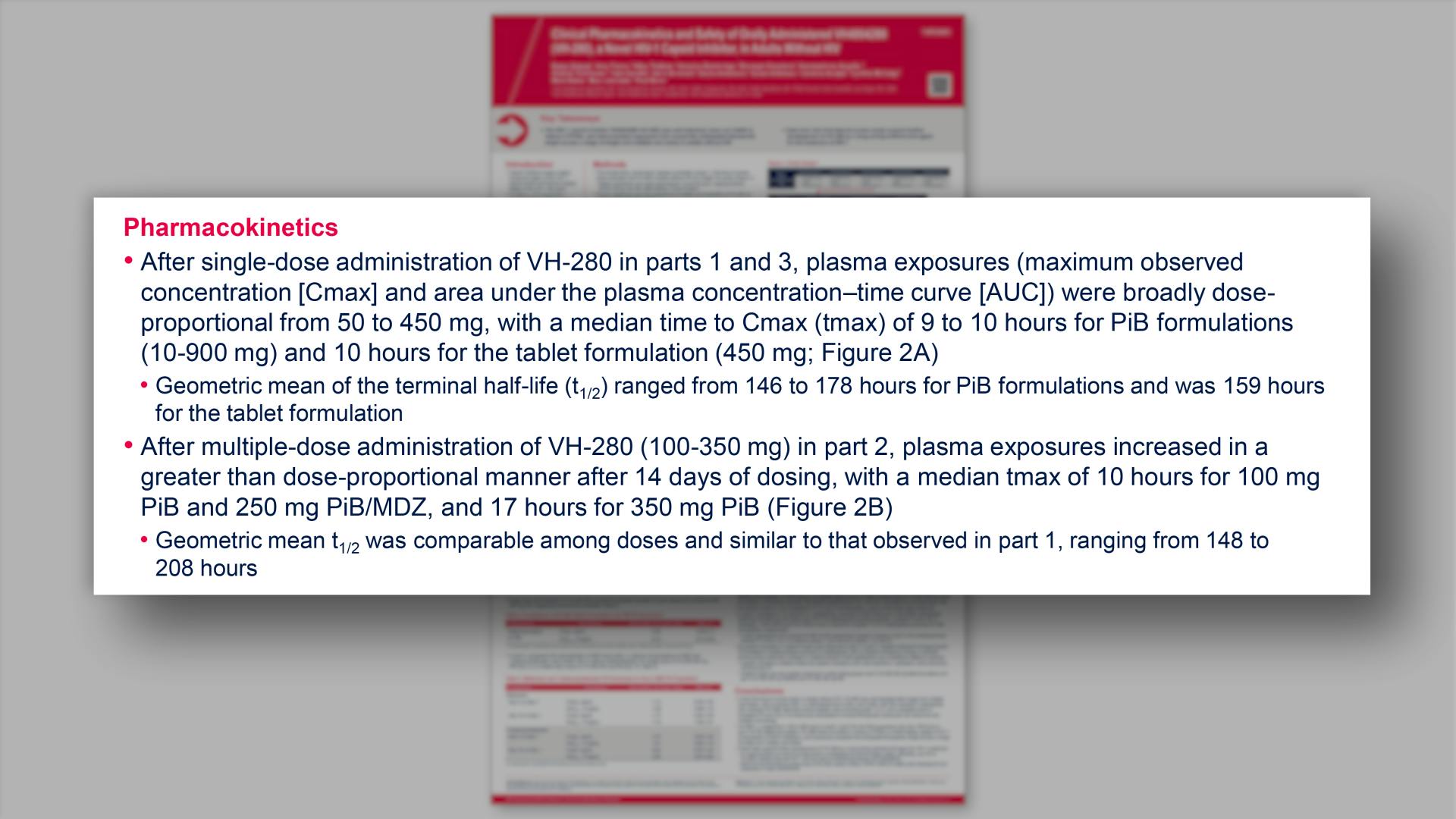 Pharmacokinetics