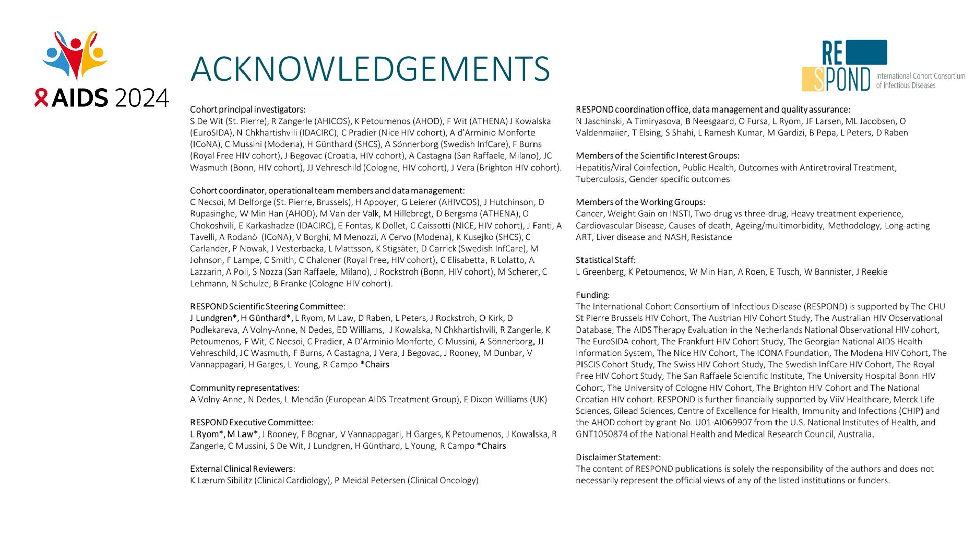 Acknowledgements