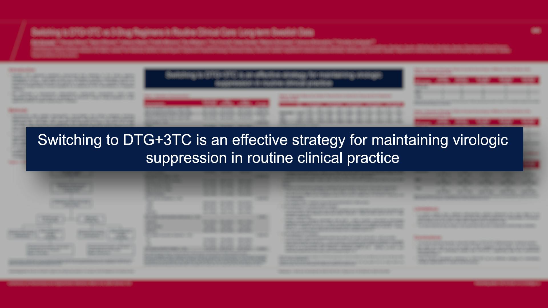 Switching to DTG+3TC is an effective strategy for maintaining virologic suppression in routine clinical practice