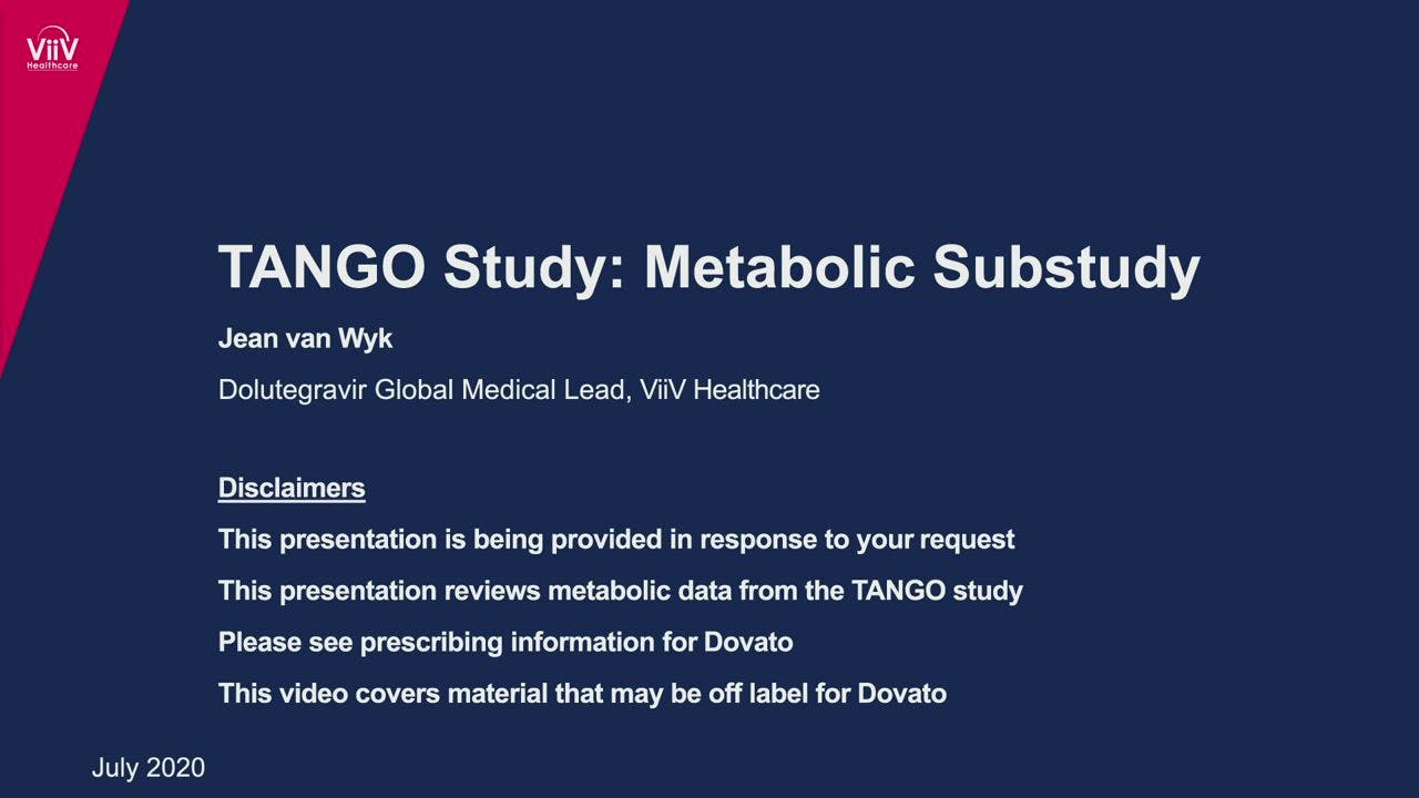 TANGO Study: Metabolic Substudy
