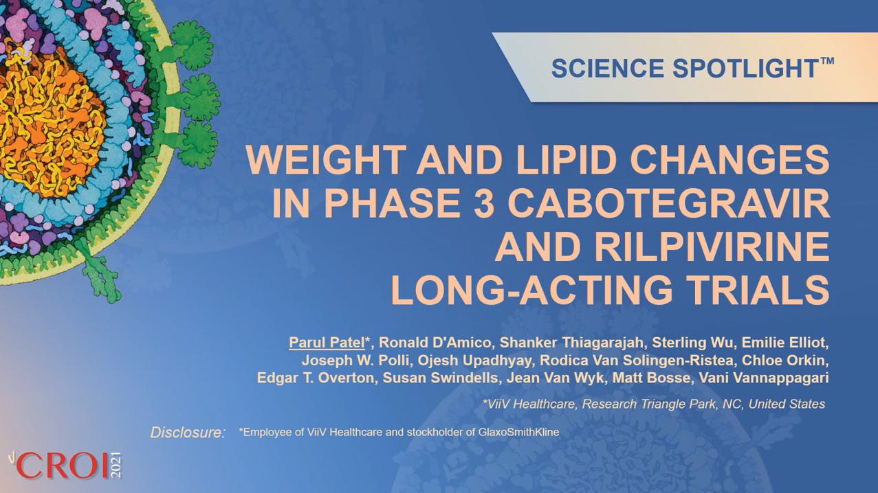 Weight and Lipid Changes (CROI 2021)