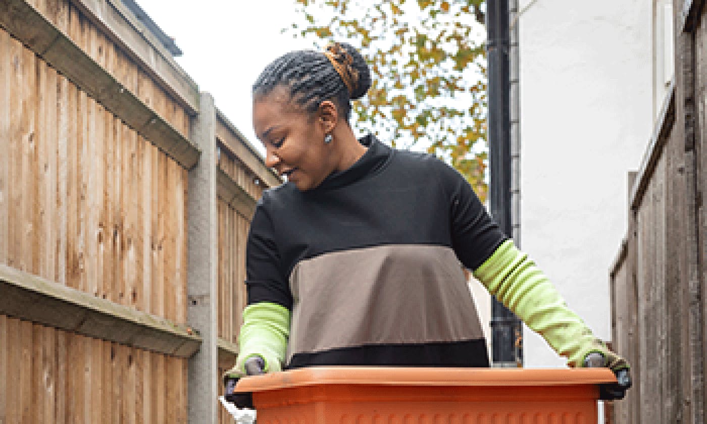 Female gardening