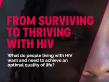 screenshot of video from Positive Perspectives team event at AIDS 2020